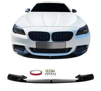 JOM Frontspoiler Lippe Splitter compatibile con BMW 5er F10 Limo F11 Touring Nero glänz
