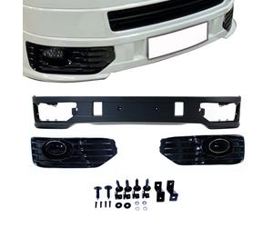 JOM Frontspoilerlippe Spoiler Splitter Anteriore Per VW T5 Facelift Con ABE