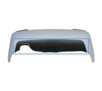 JOM Inserto Paraurti Posteriore Diffusore Adatto A per BMW E60/E61 2003-2010