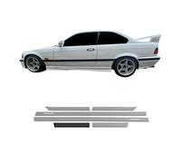 JOM - Listelli laterali per BMW serie 3 E36 Coupe Cabrio, 6 pezzi, colore: Nero