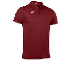 Joma 100437.671.3XL Polo a Manica Corta, Hobby, Uomo, Bordeaux, 3XL