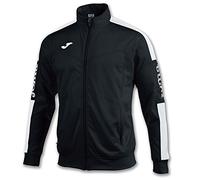 Joma 100687.102 Felpa Bambini, Nero/Bianco, 2XS