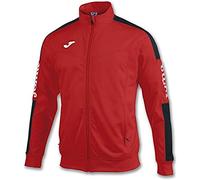 Joma 100687.601 Felpa Bambini, Rosso/Nero, 2XS