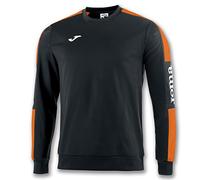 Joma 100801.108 Felpa Uomo, Nero/Arancione, M