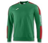 Joma 100801.456 Felpa Uomo, Verde/Rosso, XXL