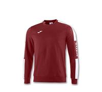 Joma 100801.652 Felpa Bambini, Rosso (Bordeaux), 4XS