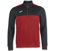 Joma 100947.601.4XS Felpa Senza Cappuccio, Winner, Ragazzi, Rosso-Nero, 4XS