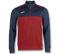 Joma 100947.603.XS Felpa Senza Cappuccio, Winner, Ragazzi, Rosso-Marino, XS