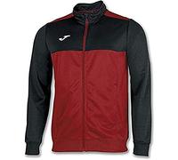 Joma 101008.601.M Felpa Sportiva Winner a Manica Lunga da Uomo, Rosso/Nero, M