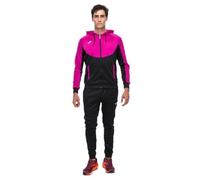 Joma 101019.105.2XS Tuta con Cappuccio, Essential, Ragazzi, Nero-Rosa, 2XS