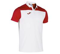 Joma 101371.206.L Polo a Manica Corta, Combi, Uomo, Bianco/Rosso, L