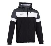 Joma 101576.110.2XL Giacca Impermeabile, Crew IV, Uomo, Nero-Antracite, 2XL