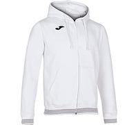 Joma 101590.200.L Giacca con Cappuccio - Campus III a Manica Lunga da Uomo, Bianco, L