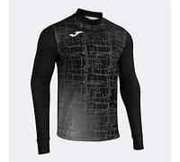 Joma 101930.100.M Felpa Sportiva Senza Cappuccio - Elite VIII a Manica Lunga da Uomo, Nero, M