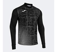 Joma 101930.100.S Felpa Senza Cappuccio, Élite VIII Nero