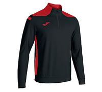 Joma 101952.106.4XS Felpa Senza Cappuccio, Championship VI Nero Rosso