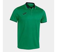 Joma 101954.451.M Polo a Manica Corta, Championship VI, Verde Nero