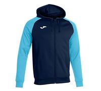 Joma Academy IV Sudadera con capucha, Marino Turquesa Flúor, Regular para Hombre