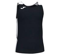 Joma 102222.102.XS Maglietta Sportiva - Record II a Manica Corta da Uomo, Nero/Bianco, XS