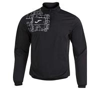 Joma 102234.100.S Felpa Senza Cappuccio, Elite VIII Nero