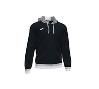 Joma 2XL Giacca con Cappuccio Comfort II, Nero Grigio, XXL Unisex-Adulto