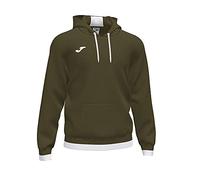 Joma 2XS Felpa con Cappuccio Comfort II, Cachi/Bianco, XXS Unisex-Adulto