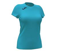 Joma 2XS Maglietta a Maniche Corte Record II, Turchese Fluorescente, XXS Unisex-Adulto