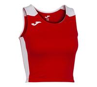 Joma 2XS Top Record II, Rosso-Bianco, XXS Unisex-Adulto