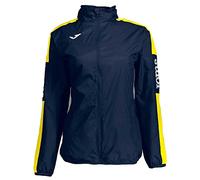 Joma 900382.309.L Giacca Impermeabile con Fodera Interna - Champion IV a Manica Lunga da Donna, Marino/Giallo, L