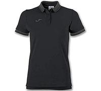 Joma 900444.100.XL Polo a Manica Corta, Bali II, Donna, Nero, XL