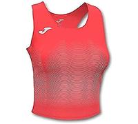 Joma 901018.040.XL Top da Corsa, Elite VII, Donna, Coral Fluor, XL