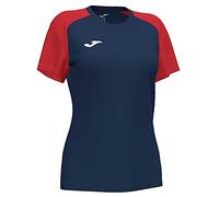 Joma 901335.336.M Maglietta Sportiva - Academy IV a Manica Corta da Donna, Marino/Rosso, M