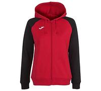 Joma Academy Iv, Sudadera Con Capucha Mujer, Rojo-negro, M