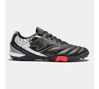 JOMA AGUILA 2131 SCARPE DA CALCETTO TURF STRINGATE IN ECOPELLE NERO BIANCO E ROS