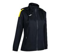 Joma, Anorak Trivor Unisex-Adulto, Nero-Giallo, 5XS