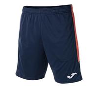 Joma Bermuda Eco Championship, Blu Navy/Arancione Fluo, L Uomo