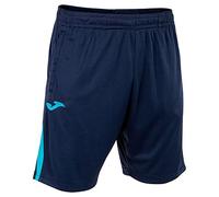 Joma Bermuda Uomo Championship VII Blu Navy Turchese Fluorescente