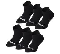 Joma Calze Bambino e Bambina Pariscarpa per Tutte le Stagioni, Calzini Cotone Ragazzi, Altezza Caviglia, Fantasmini per Sport, Scuola e Tempo Libero, Calzini Corti Bambina/o, 6 Paia (NERO, 29-34)