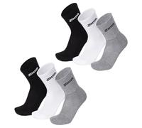 Joma Calze Uomo Spugna, Calzini Tennis Padel Uomo, Calcio e Basket, Crew Socks Altezza Metà Polpaccio, Calzini Sportivi Corti in Cotone, 6 Paia (ASSORTITO 44-46)