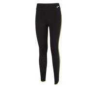 Joma Combi Leggings Lunghi, Nero/Verde Fluo, S Donna