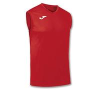 Joma Combi S/M Maglietta Tecnica Senza Maniche, Unisex, Rosso, 4XS-3XS