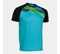 T-shirt Joma Elite X manica corta celeste nero - L