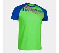 T-shirt Joma Elite X manica corta verde fluo blu elettrico - XL