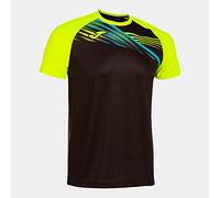 T-shirt Joma Elite X manica corta nero giallo neon - XXS