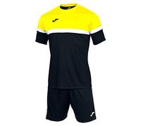 Joma Set Danubio Nero Giallo Attrezzatura, 6XS Unisex-Adulto
