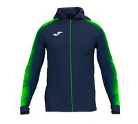 Joma Elite XI Felpa con Cappuccio, Verde Navy Fluor, S Donna