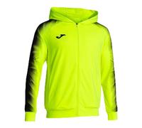Joma Elite XI Felpa con Cappuccio, Giallo Fluor Nero, M Uomo
