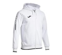 Joma OLIMPIADA Felpa con Cappuccio, Bianco, S Uomo