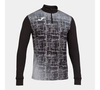 Joma 101930.100.L Felpa Sportiva Senza Cappuccio - Elite VIII a Manica Lunga da Uomo, Nero, L