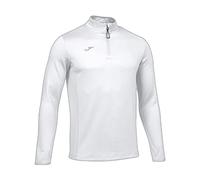 Joma Felpa Running Night Maglia di Tuta, Bianco, L Uomo